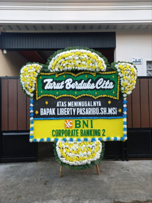 Papan Bunga Duka di Bontang Baru