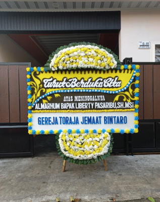 Papan Bunga Duka di Bontang Baru