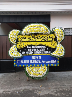 Papan Bunga Duka di Bontang Baru