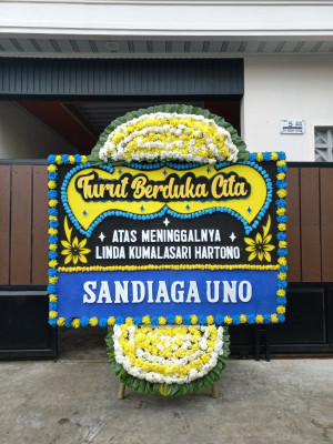 Papan Bunga Duka di Bontang Baru