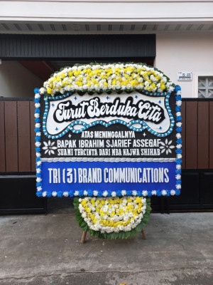 Papan Bunga Duka di Bontang Baru